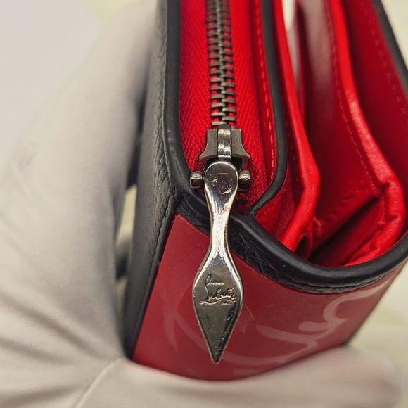 Christian Louboutin Paloma black and red wallet - Picture 11 of 14